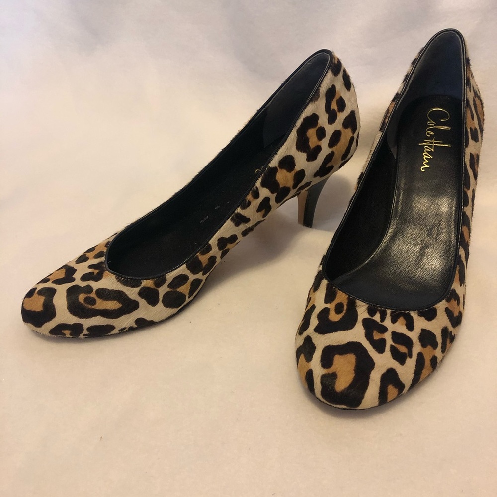 Cole Haan Nike Air leopard heels. Very gently worn